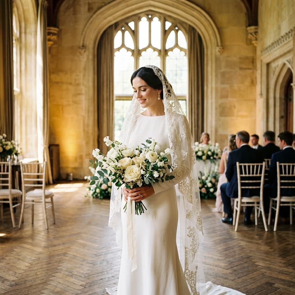 Bridal aesthetic editorial background